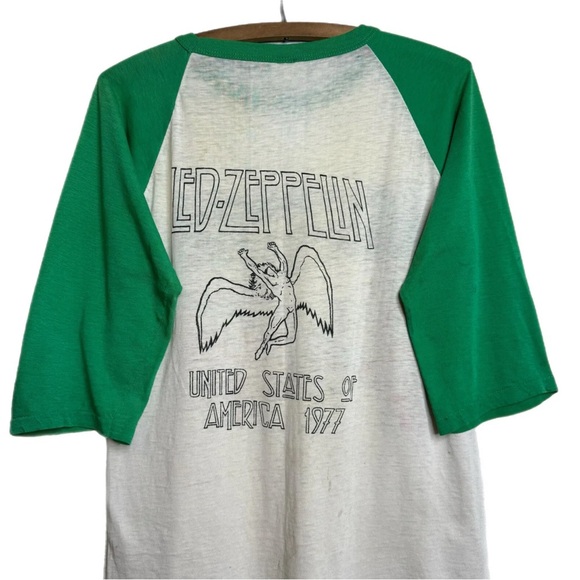 Vintage 1979 Led Zeppelin Rules American Tour Concert Shirt USA Made size Small - Picture 6 of 7